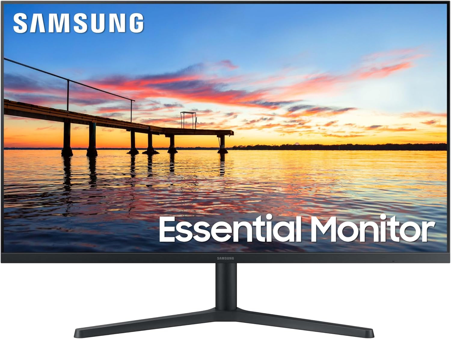 32-Inch Flat Computer Monitor, 75Hz, Borderless Display, AMD Freesync, Game Mode, Advanced Eye Care, HDMI and Displayport, LS32B304NWNXGO, 2024