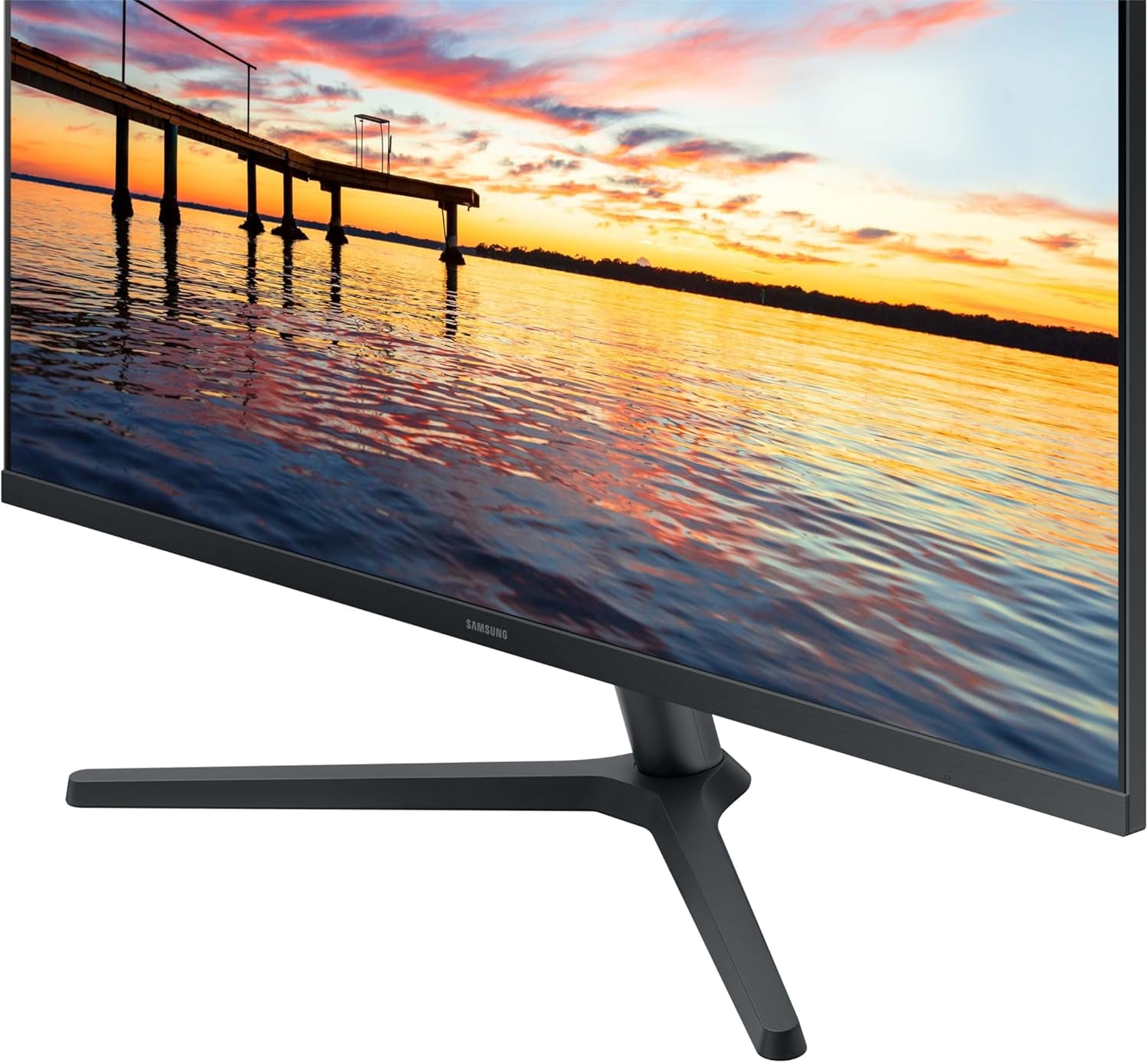 32-Inch Flat Computer Monitor, 75Hz, Borderless Display, AMD Freesync, Game Mode, Advanced Eye Care, HDMI and Displayport, LS32B304NWNXGO, 2024